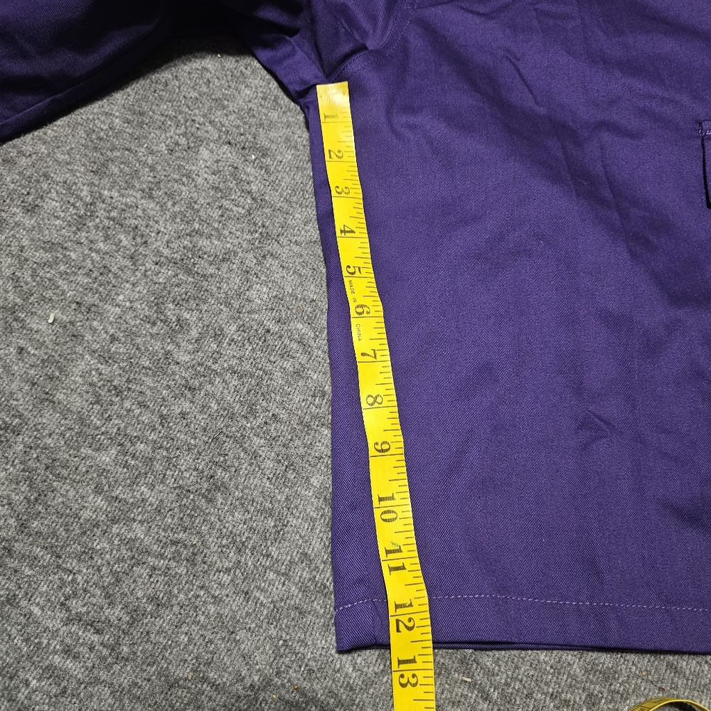 NWT Brooklyn Xpress Purple Cargo Shorts with Belt Size 34 - Picture 6 of 7